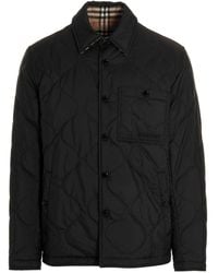 Burberry - Reversible Quilted Overshirt - Lyst