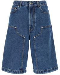 Palm Angels - Denim Bermuda Shorts - Lyst