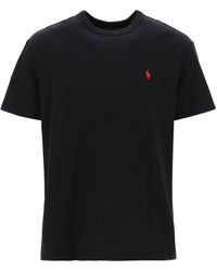 Polo Ralph Lauren - T Shirt Classic Fit In Jersey Compatto - Lyst