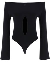 Courreges - Body In Jersey Con Cut Out - Lyst