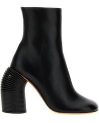 Off-White c/o Virgil Abloh - Leather Spring Ankle Boots - Lyst