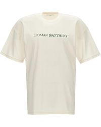 1989 STUDIO - Lehman Brothers T Shirt Bianco - Lyst