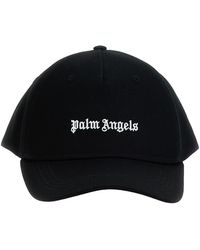 Palm Angels - Classic Logo Cappelli Bianco/Nero - Lyst