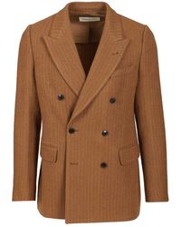 Dries Van Noten - Regular Fit Double Breasted Blazer - Lyst