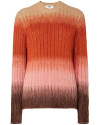 Fendi - Mohair And Wool Blend Sweater-Donna - Lyst
