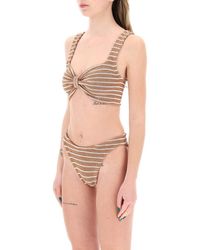 Hunza G - Striped Bonnie Bikini Set - Lyst