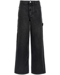 Isabel Marant - Solene Jeans Nero-Donna - Lyst