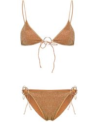 Oséree - Bikini With Triangle Cup And Metal Wire - Lyst