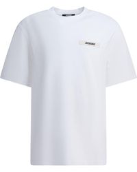 Jacquemus - T-Shirt Le T-Shirt Gros Grain-Uomo - Lyst