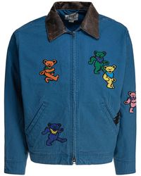 thisisneverthat - X Grateful Dead Giacche Blu-Uomo - Lyst