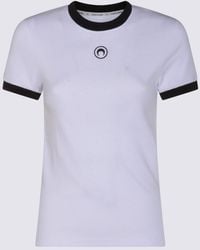Marine Serre - White Cotton T-shirt - Lyst