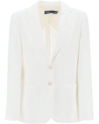 Polo Ralph Lauren - Single-Breasted Linen Jacket - Lyst