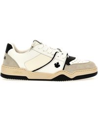 DSquared² - Spiker Sneakers Bianco/Nero - Lyst