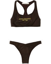 Philosophy - Logo Print Bikini Beachwear - Lyst