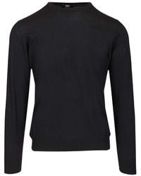 Fedeli - Long-Sleeved Sweater Knitwear Blu-Uomo - Lyst