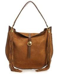 Isabel Marant - Oskan Soft Folk-gz Shoulder Bags Brown - Lyst