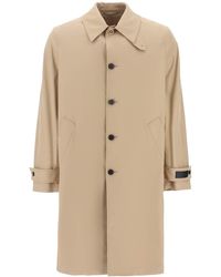 Versace - "Single Breasted Waterproof Coat With - Lyst