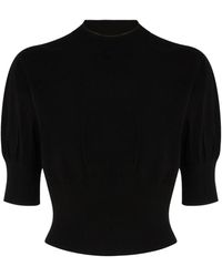 Dries Van Noten - "taleen" Sweater In Black Fabric - Lyst