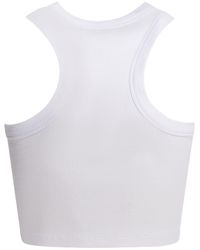 Givenchy - Cropped Tank Top With Logo - Lyst