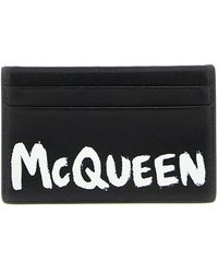 Alexander McQueen - Logo Print Card Holder Wallets, Card Holders - Lyst