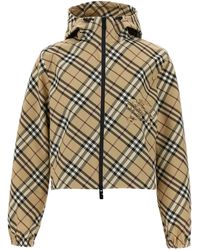 Burberry - Hooded Jacket - Lyst