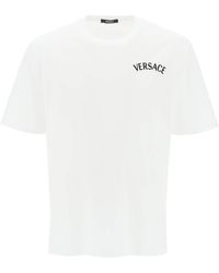 Versace - T Shirt Girocollo Milano Stamp - Lyst