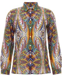 Etro - Patterned Shirt Camicie Multicolor - Lyst