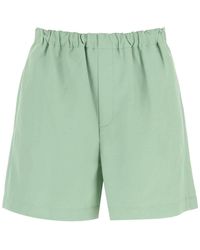 Loulou Studio - Viscose And Linen Shorts - Lyst