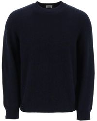 Agnona - Crew Neck Sweater In Cashmere - Lyst