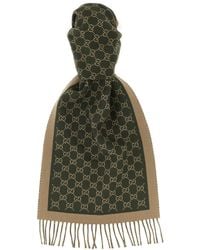 Gucci - Gg Jacquard Scarf - Lyst