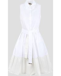 Herno - Cotton Sleeveless Dress - Lyst