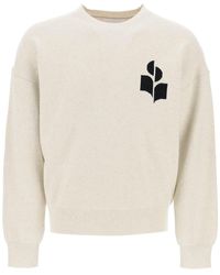 Isabel Marant - Pullover Atley In Lana E Cotone - Lyst