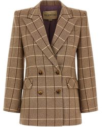 Valentino Garavani - Double-Breasted Blazer Blazers-Donna - Lyst