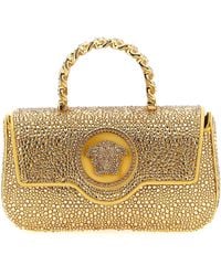 Versace - La Medusa Borse A Mano Oro-Donna - Lyst