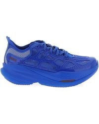 Hoka One One - Mach X Caged Sneakers Blu-Donna - Lyst