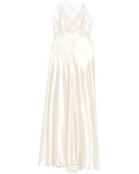 Alberta Ferretti - Dresses Neutral - Lyst