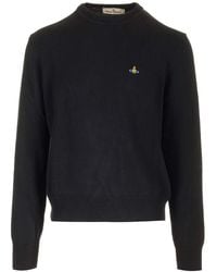Vivienne Westwood - Alex Round Neck Sweater Knitwear - Lyst