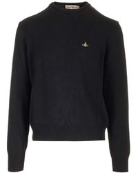 Vivienne Westwood - Alex Round Neck Sweater Knitwear - Lyst