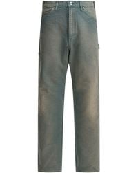 AURALEE - Duck Trousers Verde-Uomo - Lyst