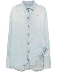 The Attico - Denim Coat - Lyst