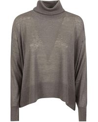 C.t. Plage - Cashmere High Neck Sweater - Lyst