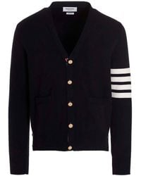 Thom Browne - Rwb Cotton Cardigan - Lyst