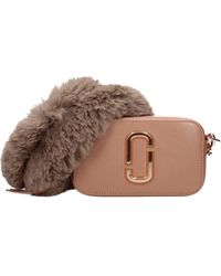 Marc Jacobs Round Leather Crossbody Bag Pink Pony-style calfskin ref.593303  - Joli Closet