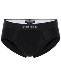 Tom Ford - Logo Band Slip Underwear With Elastic - Lyst