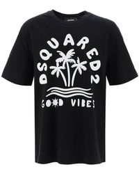 DSquared² - T Shirt Con Stampa Logo - Lyst