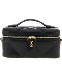 Tory Burch - Kira Diamond Borse A Tracolla Nero-Donna - Lyst
