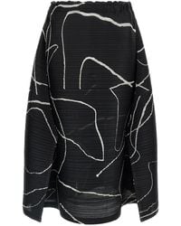 Pleats Please Issey Miyake - 'Pause' Skirt - Lyst