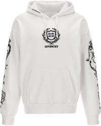 Givenchy - Embroidery And Print Hoodie - Lyst