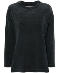 Maison Margiela - Cotton Sweatshirt With Number Application - Lyst