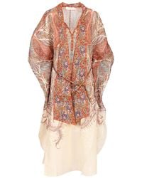 Zimmermann - Abito Midi Rhiannon - Lyst